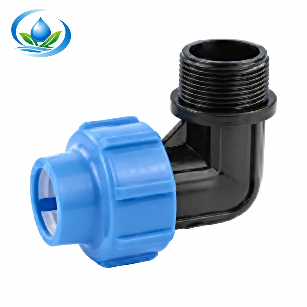 Poly Pipe Compression Elbow with Male Thread
