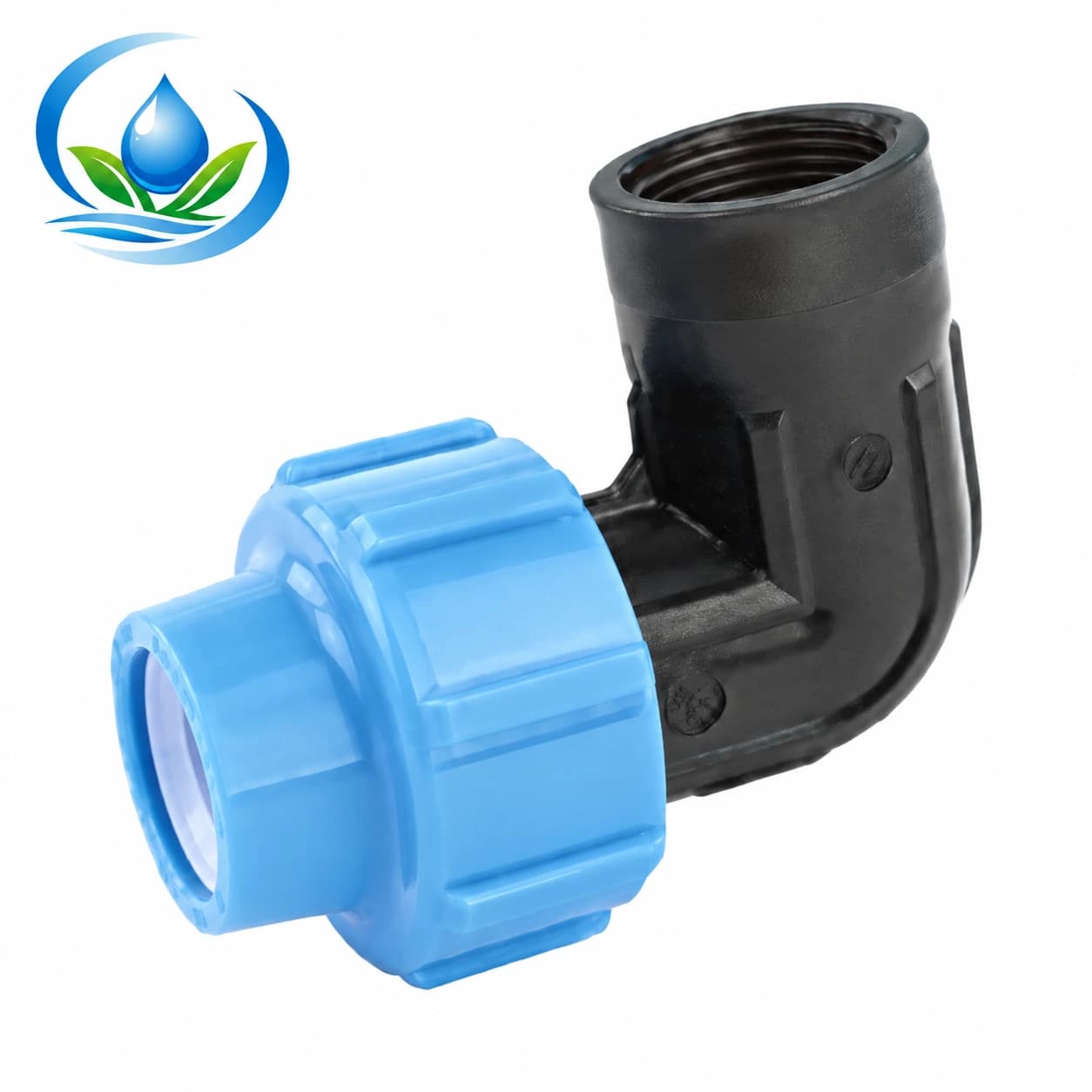 Poly Pipe Compression Elbow with Female Thread
